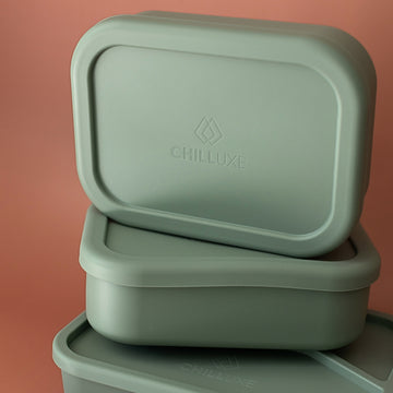 Silicone Lunch Box - 3 Compartment