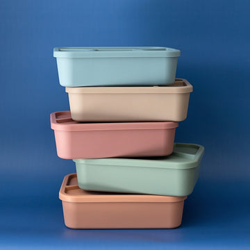 Silicone Lunch Box - 4 Compartment