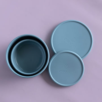 Round Silicone Lunch Box Set - 700ml & 300ml
