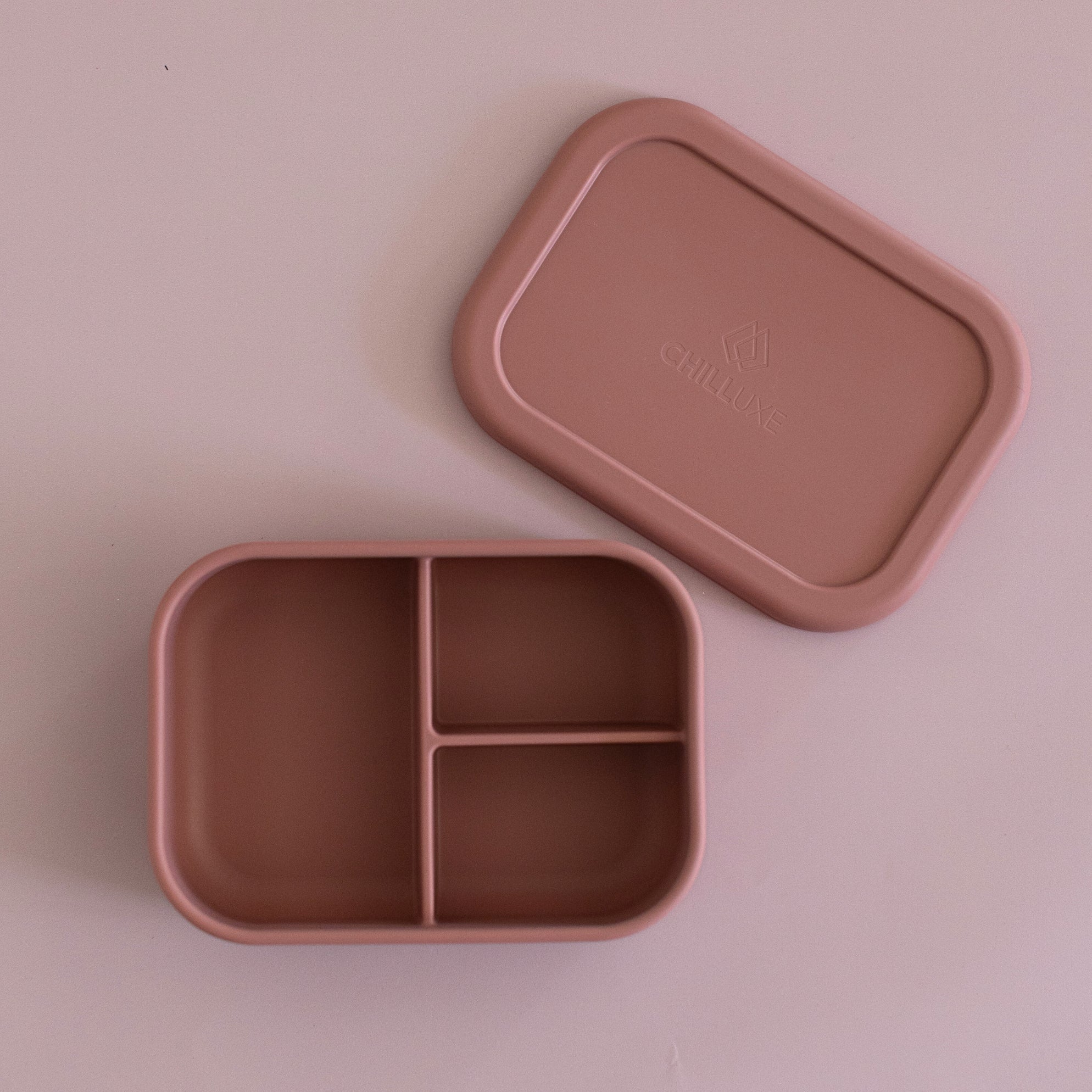 Chilluxe | Silicone Lunch Box | 3 Compartments | Leakproof