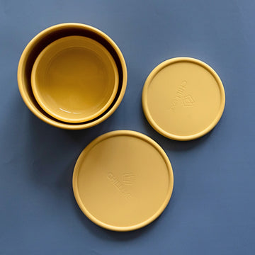 Round Silicone Lunch Box Set - 700ml & 300ml